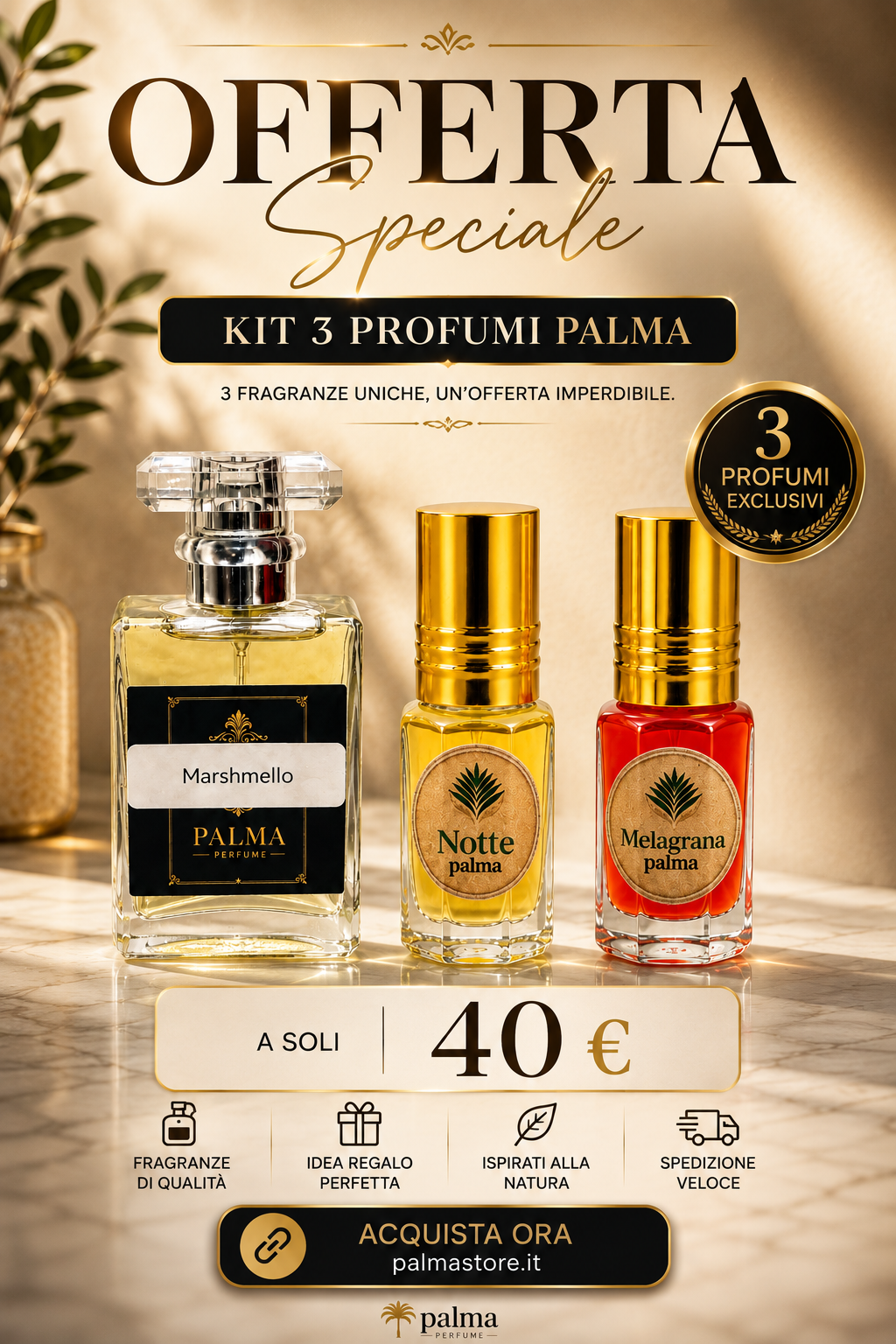 Kit da 3 profumi